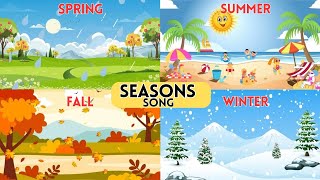 Seasons songSeasons of the yearSeasons NameSeasons for kids Learn Seasons namekids songs [upl. by Anav]