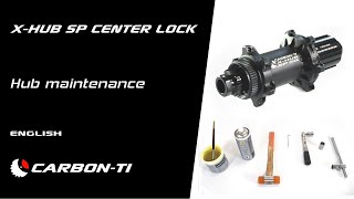 XHub SP Center Lock Hub maintenance [upl. by Wynny]