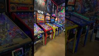 This store is Packed woth PINBALL machines AMAZING😂 shorts pinball games [upl. by Anyak469]