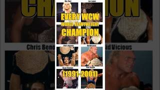 Every WCW World Champion 19912001 WWE shorts wcw [upl. by Gwendolin912]