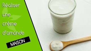 Faire une crème damande amande cuisine maison ♥ [upl. by Esiouqrut274]