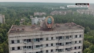 Chernobyl devastation seen from above [upl. by Neddra]