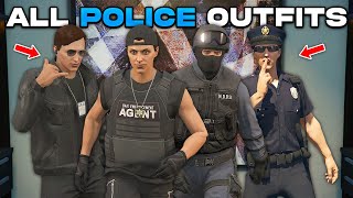 How To Get ALL Police Outfits in GTA 5 Online Updated [upl. by Lrae]