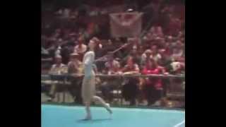 Nadia Comaneci Floor Montage  Yes Sir Thats My Baby [upl. by Rehptsirhc]