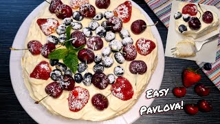 Pavlova Recipe  Easy Pavlova for Beginners  Decadent Pavlova Dessert Recipe [upl. by Dewhurst]