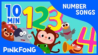 1 to 10  Number Songs   Compilation  PINKFONG Songs for Children [upl. by Ahtram]