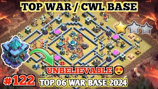 th13 war base 2024 th13 Cwl Base Link 2024 Top6 Clash of Clans  Town Hall 13 WAR Base 122 [upl. by Yra]