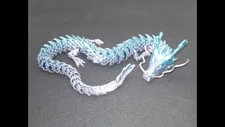 Articulated Asian Dragon 3d Print [upl. by Dogs8]