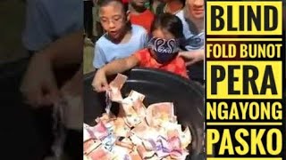 Blind fold bunot pera  2020  Reunion Game  Swertehan lang  Money game [upl. by Weixel]