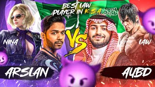 Arslan Ash fought against the top Law player of Saudi Arabia  Arslan Ash Nina VS AUBD Law [upl. by Tani]