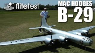 Flite Test  Mac Hodges B29  REVIEW [upl. by Haleigh782]