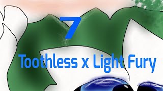 Toothless x Light Fury Ep 7 [upl. by Akcinehs551]