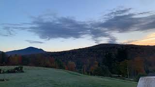 Jay Peak Oct 13 sunrise [upl. by Doloritas]