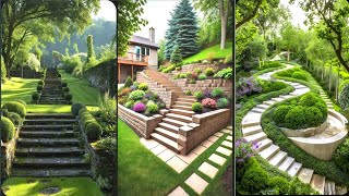 Transform Your Sloped Garden Stunning Step and Stair Designs You’ll Love [upl. by Saire]