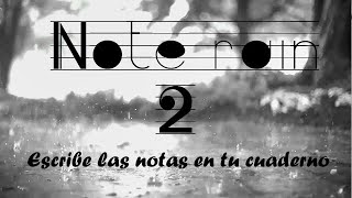 Note Rain 2  Juego para aprender las notas en el pentagrama [upl. by Goldarina]