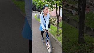 Sekolah Naik Sepeda Roda Satu  🤪🚴🏻‍♂️ cicinyasar bocil shorts [upl. by Nerland652]