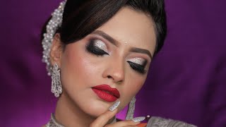 Live 03  Reception Bride  Advance Eye makeup  step by step tutorial for beginners by Kashish Jain [upl. by Lias]