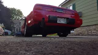 Z31 turbo CM 25in straight pipe [upl. by Necyrb]