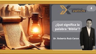 4 ¿Qué significa la palabra quotBibliaquot [upl. by Kahle]