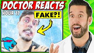 ER Doctor REACTS to MrBeast Most Dangerous Challenges [upl. by Tiebout773]