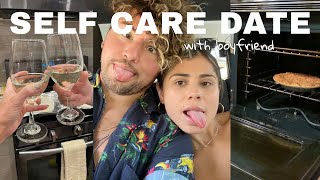 vlog  getting facial with Jc  drunk baking with the girls 🍷 [upl. by Abbey346]