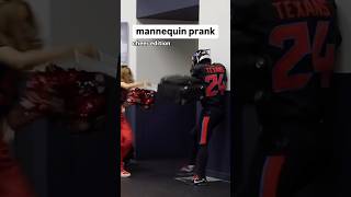 NEW MANNEQUIN PRANK  got the twins again 😂 houston texans cheerleader mannequin scare prank [upl. by Nuahs56]