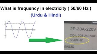 What is frequency in electricity  50 and 60 Hz Hertz  Cycle per second Hindi amp Urdu [upl. by Gonsalve]