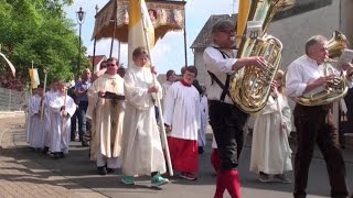 Fronleichnamprozession Antrifttal Ruhlkirchen  Feast of Corups Christi 2016 in Germany [upl. by Caresse]