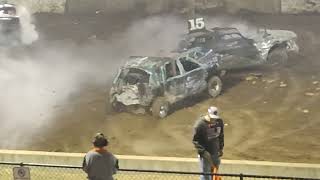 Fullsize Limited weld Car Class Demo Derby 3rd Annual Fall Brawl Pumpkin Smash 101924 [upl. by Scales568]