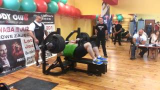 Waldemar Nacewicz Pruszków  240 kg [upl. by Aremihc]