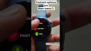 Fastrack optimus pro 🤔 All menu explanation •short video • new video bestwatch techpokeshorts [upl. by Aizatsana970]