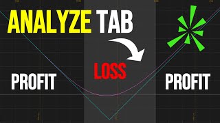 ThinkorSwim Options Analyze Tab Tutorial [upl. by Aleuname]