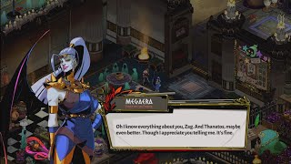 Zagreus tells Megaera about him and Thanatos  Hades [upl. by Adnirol502]