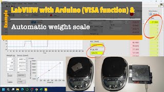 LabVIEW with Arduino EP18 Automatic weight scale [upl. by Eanej]