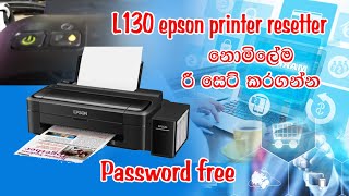 how to reset Epson L130 printer [upl. by Menedez]