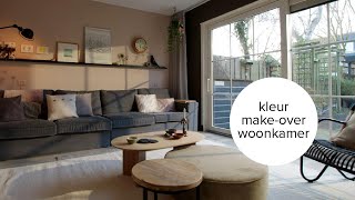 vtwonen  Klaar voor kleur de woonkamer van Roos krijgt een kleur makeover  vtwonen [upl. by Lidah103]