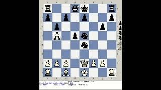 Lasker Emanuel vs Yeaton  New York Chess Simul 1892 USA [upl. by Strawn]