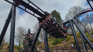 Nemesis Reborn Roller Coaster Ride At Alton Towers [upl. by Aehtela]