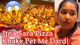 Pizza Khake Pet Me Dard Ho Gaya 😱  Pizza Party  vlog vlogs tutionvlog pizza party [upl. by Stanzel]