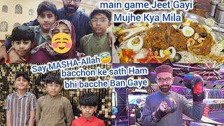 😋 Bille Da Dera Restaurant Review 🤤 🥰 Hum Sab Ne Games 🎮 Kheli 🤗 Mall of Multan May Shopping 🛍 [upl. by Meyers]