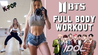 BTS IDOL FULL BODY WORKOUT  10 Min KPOP Cardio Workout  FUN amp INTENSE [upl. by Kirad938]