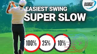 Easiest Swing In Golf  SUPER SLOW MOTION [upl. by Eta771]