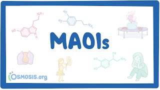 Monoamine oxidase inhibitors MAOIs pharmacology [upl. by Thetos]