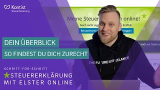 Überblick ELSTER online 2022  mein Elster Tutorial  So findest du dich garantiert zurecht [upl. by Higinbotham821]