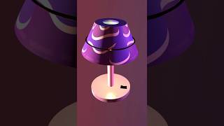 Coloring my 3D Lamp Model in Procreate procreate 3d 3danimation 3dart art foryou ytshorts [upl. by Azila871]