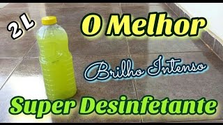 DESINFETANTE BRILHO INTENSO O MELHOR [upl. by Alrahs]