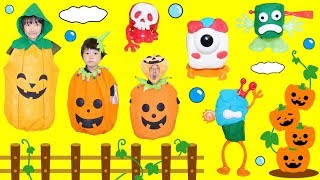 ★あわてんぼうのカボチャ「ハロウィンモンスターねんど！」★Halloween monster clay★ [upl. by Skell]