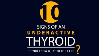 10 Signs of an UNDERACTIVE Thyroid [upl. by Friedrick]