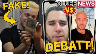 Debatt Joakim Lundell vs Olof K Gustafsson Clueenews Lokals 100K är FAKE [upl. by Adniroc]