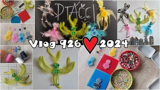 DIY  ptáčci ze sežehlovacích korálků [upl. by Enelahs]